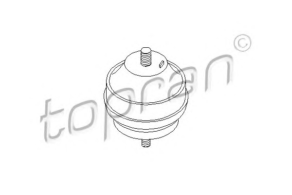 TOPRAN Motortartó bak 201364_TOP