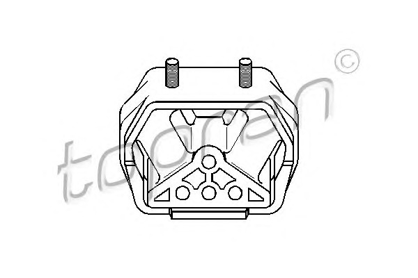 TOPRAN Motortartó bak 205614_TOP