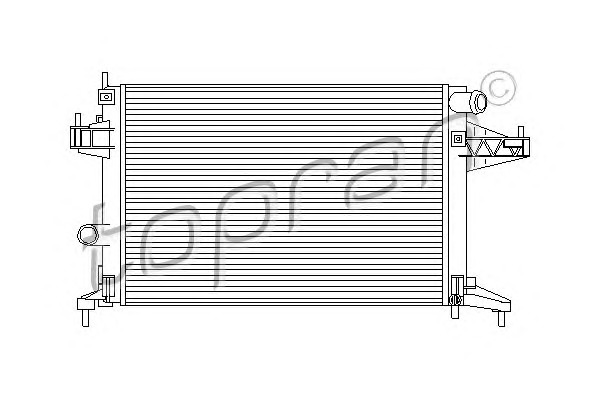 TOPRAN Vízhűtő 206971_TOP