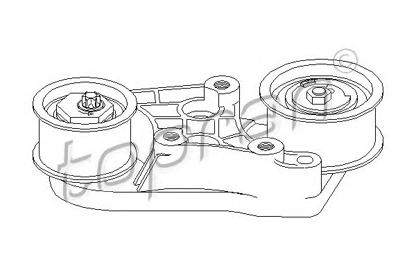 TOPRAN Feszítőgörgő, vezérműszíj 205847_TOP