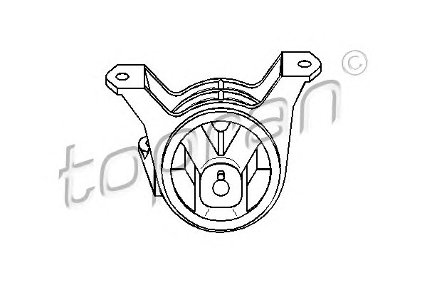 TOPRAN Motortartó bak 206923_TOP