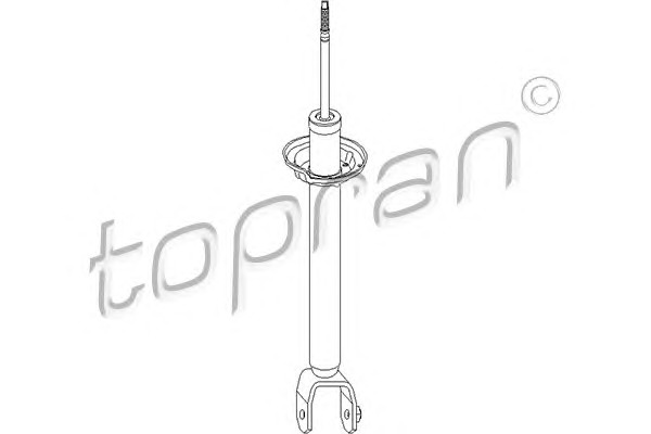 TOPRAN Hátsó Lengéscsillapító 301047_TOP