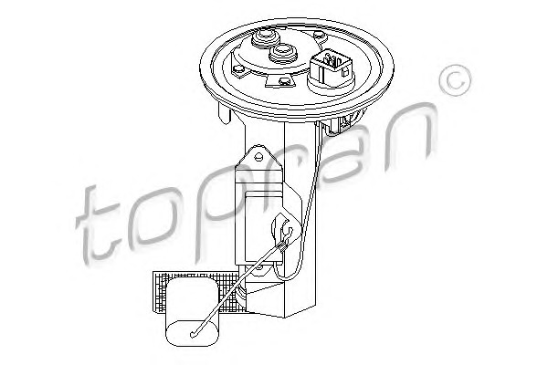 TOPRAN Üzemanyagszivattyú 302668_TOP