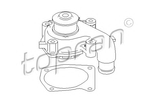 TOPRAN Vízpumpa 300711_TOP