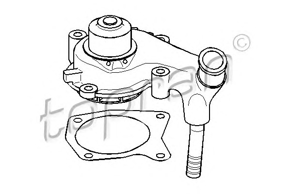 TOPRAN Vízpumpa 301513_TOP