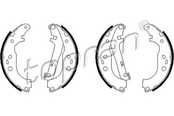 TOPRAN Fékpofa 302289_TOP