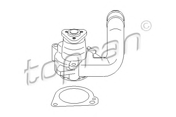 TOPRAN Vízpumpa 301514_TOP