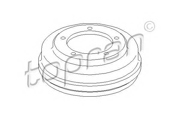 TOPRAN Fékdob 302344_TOP