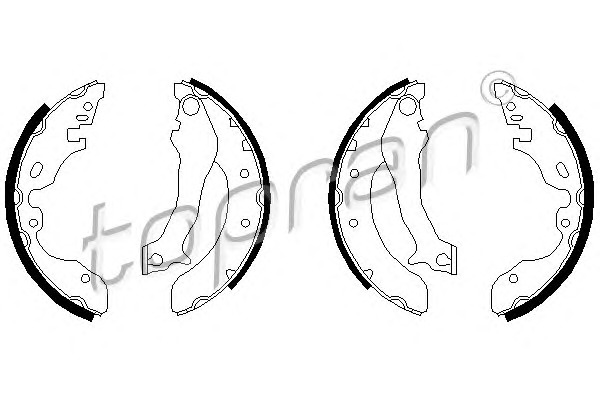 TOPRAN Fékpofa 301316_TOP