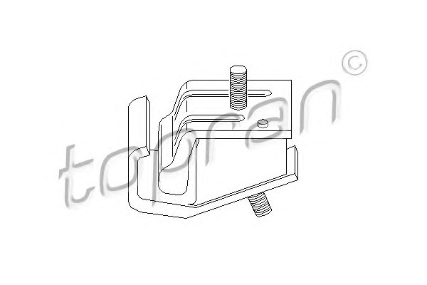 TOPRAN Motortartó bak 700154_TOP