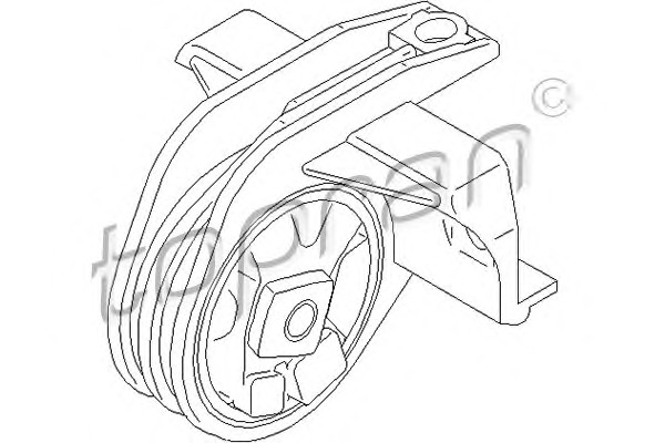 TOPRAN Motortartó bak 700156_TOP