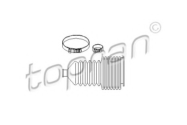 TOPRAN Kormánymű porvédő készlet 700373_TOP