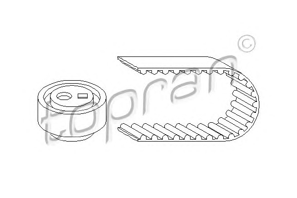 TOPRAN Vezérműszíj készlet 720145_TOP