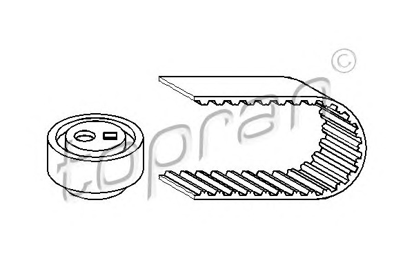 TOPRAN Vezérműszíj készlet 720143_TOP