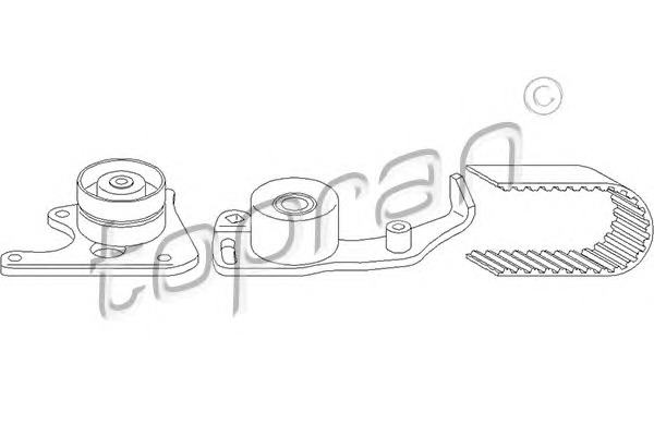 TOPRAN Vezérműszíj készlet 720147_TOP