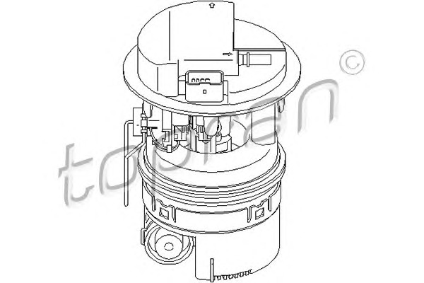 TOPRAN Üzemanyagszivattyú 722047_TOP