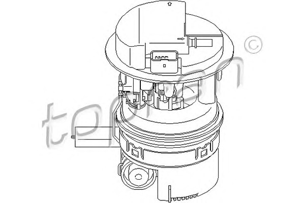 TOPRAN Üzemanyagszivattyú 722048_TOP