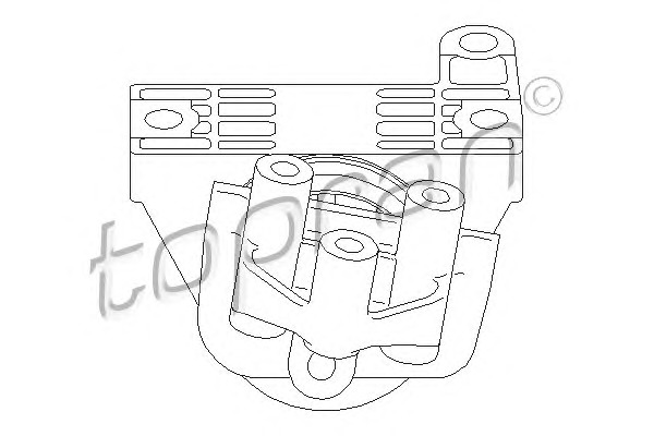 TOPRAN Motortartó bak 722094_TOP