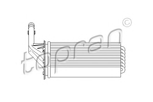 TOPRAN Fűtőradiátor 721420_TOP