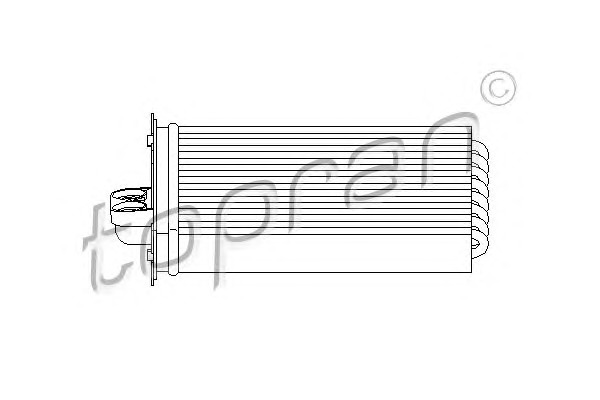 TOPRAN Fűtőradiátor 721416_TOP