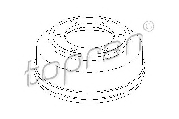 TOPRAN Fékdob 303978_TOP