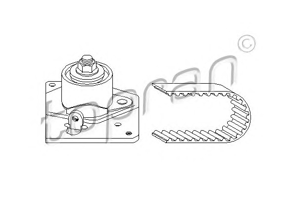 TOPRAN Vezérműszíj készlet 207960_TOP