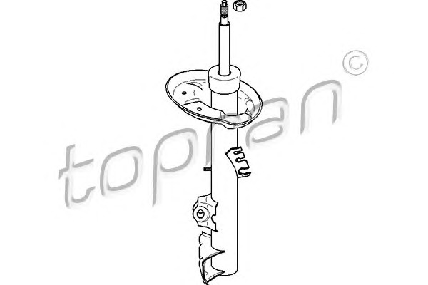 TOPRAN Első Lengéscsillapító 501620_TOP