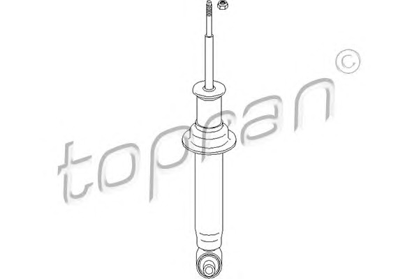 TOPRAN Hátsó Lengéscsillapító 501635_TOP