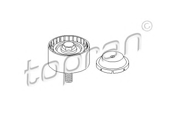 TOPRAN Vezetőgörgő, hosszbordás szíj 112970_TOP