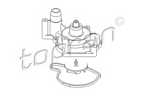 TOPRAN Vízpumpa 113133_TOP