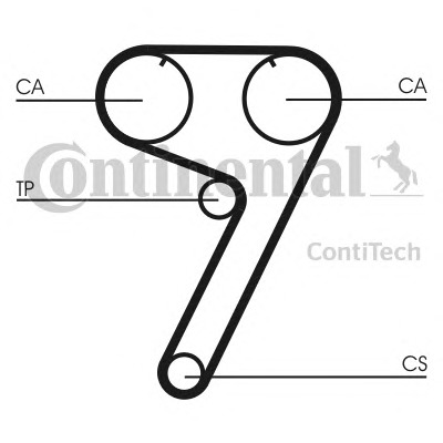 CONTITECH Vezérműszíj készlet CT670K1_CONTI