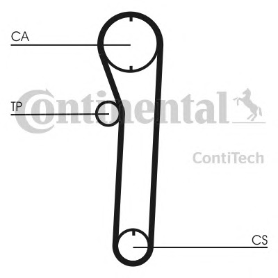 CONTITECH Vezérműszíj készlet CT680K1_CONTI