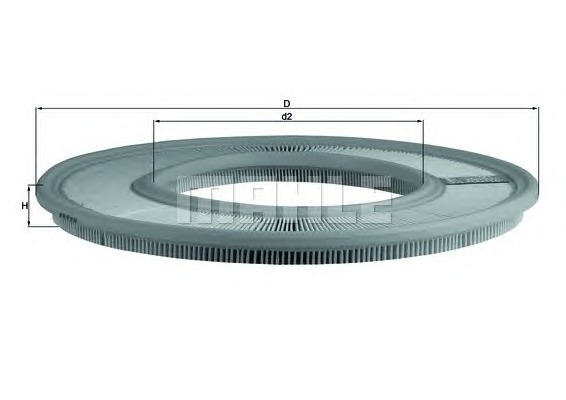 KNECHT Levegőszűrő LX258_KNECHT