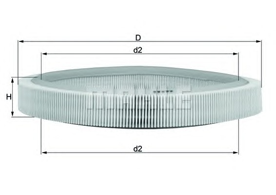 KNECHT Levegőszűrő LX65_KNECHT