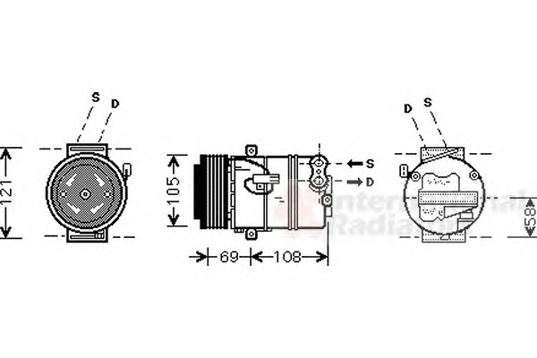 VAN WEZEL Klímakompresszor 3700K426_VW