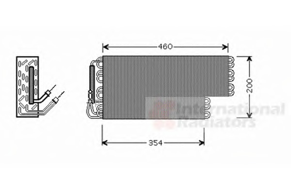 VAN WEZEL Párologtató 3000V384_VW