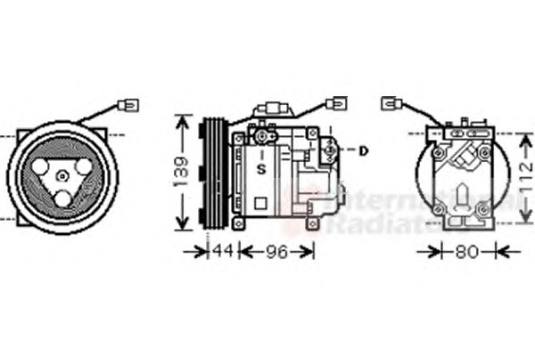 VAN WEZEL Klímakompresszor 2700K198_VW