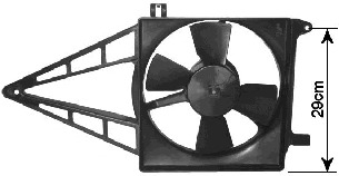 VAN WEZEL Ventilátor, vízhűtő 3734747_VW