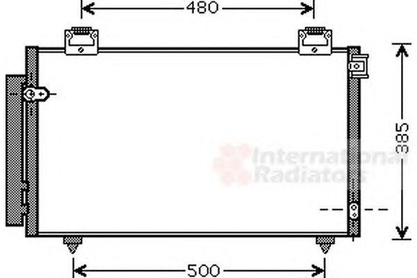 VAN WEZEL Klímahűtő 53005408_VW