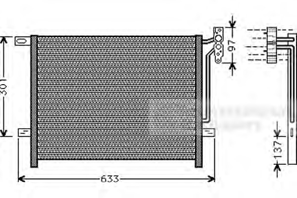 VAN WEZEL Klímahűtő 06005397_VW