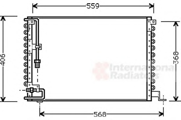 VAN WEZEL Klímahűtő 59005073_VW