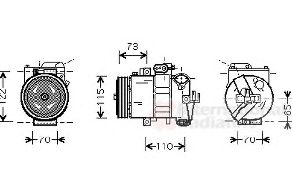 VAN WEZEL Klímakompresszor 5800K240_VW