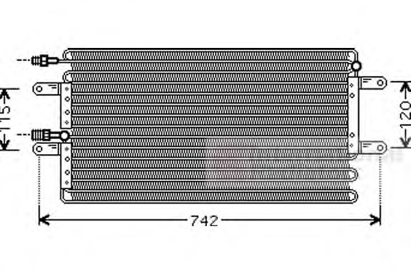 VAN WEZEL Klímahűtő 43005251_VW