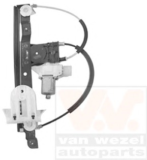 VAN WEZEL Ablakemelő, motor nélkül 1881264_VW