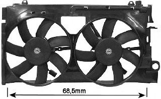 VAN WEZEL Ventilátor, vízhűtő 4036749_VW