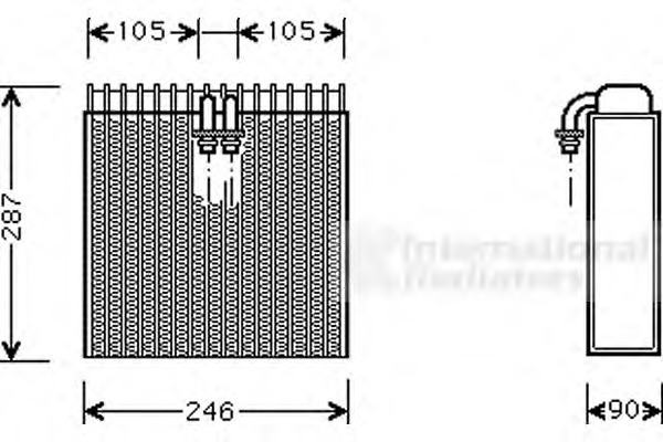 VAN WEZEL Párologtató 0300V031_VW