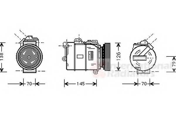 VAN WEZEL Klímakompresszor 0600K064_VW