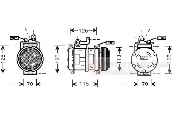 VAN WEZEL Klímakompresszor 0600K231_VW