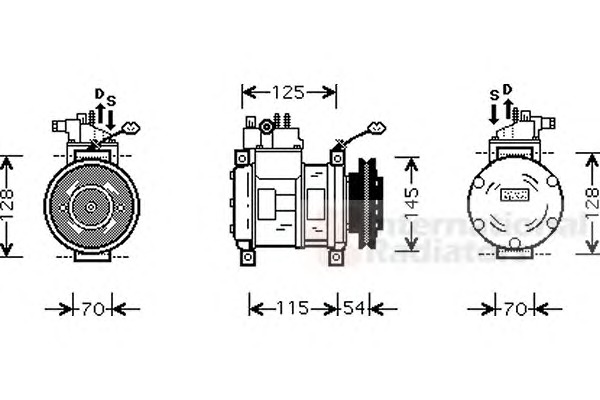 VAN WEZEL Klímakompresszor 0700K074_VW