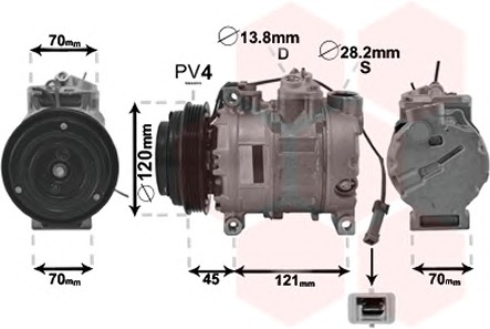 VAN WEZEL Klímakompresszor 0300K379_VW